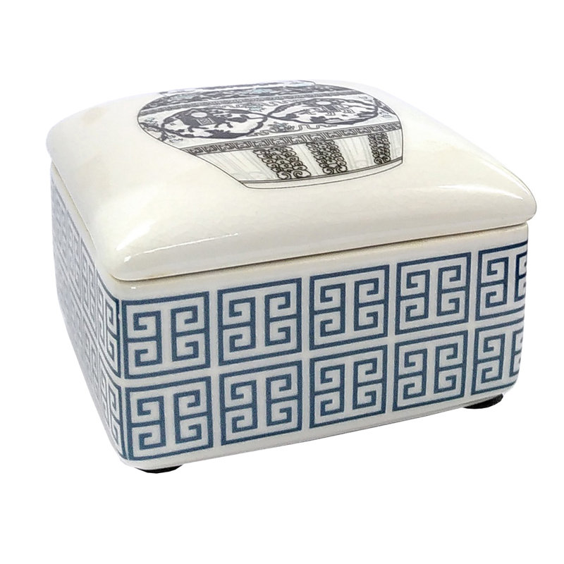 Porcelain China Apothecary Jar