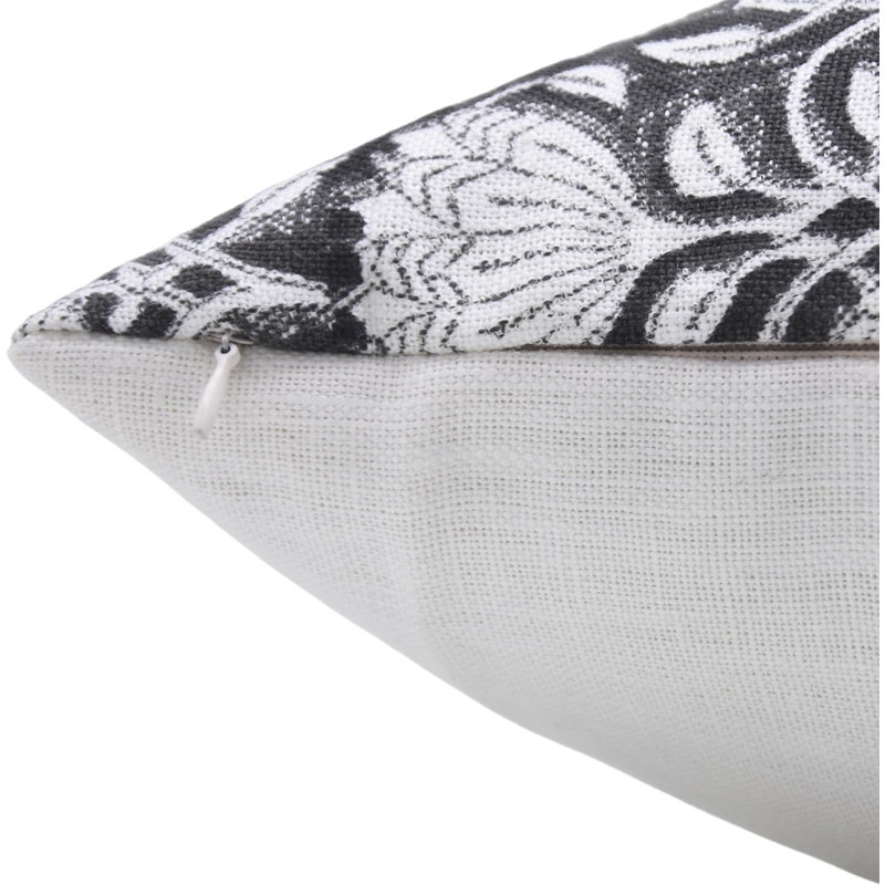 Linen Square Pillow Cover, Square, 20" x 20", Bejini Floral