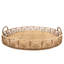 Plateau décoratif rond en bambou pour décoration de table basse - Mignon plateau de décoration pour repose-pieds, cuisine, vestibule ou bibelot - ensemble de 2 po, 30 po, 24 po-2065137806