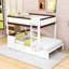 Lit superposé avec lit gigogne simple, prises USB et tiroirs de rangement, tablettes-1685803018-1685803019