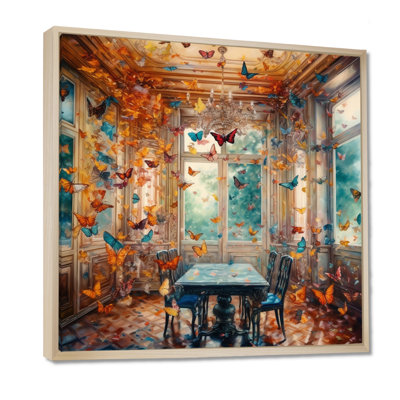 Rytas Dreamy Butterfly Room - Art mural floral