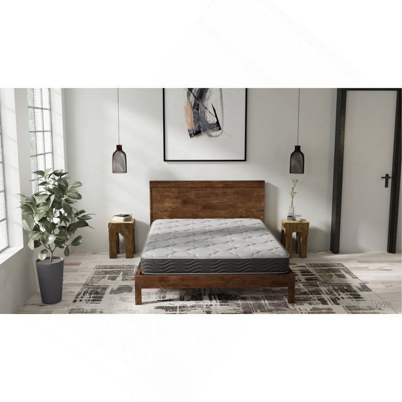 Hybrid 8 Inch Firm Full Mattress With Pocketed Coils, Full
