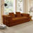 4-In-1 Folding Convertible Sofa Bed, 80.7 Inch Oversized Corduroy Upholstered Compression Couch, Loveseat Sleeper With Pull Out Bed, Floor Sofa Modular Futon Couch For Living Room Bedroom Lounge-364038054