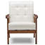Faux Leather Armchair-17595835