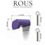 Poignée de meuble ovale moderne Mid-Century ROUS - Poignée de tiroir en aluminium, 1 pièce (mauve) Royal -111492663