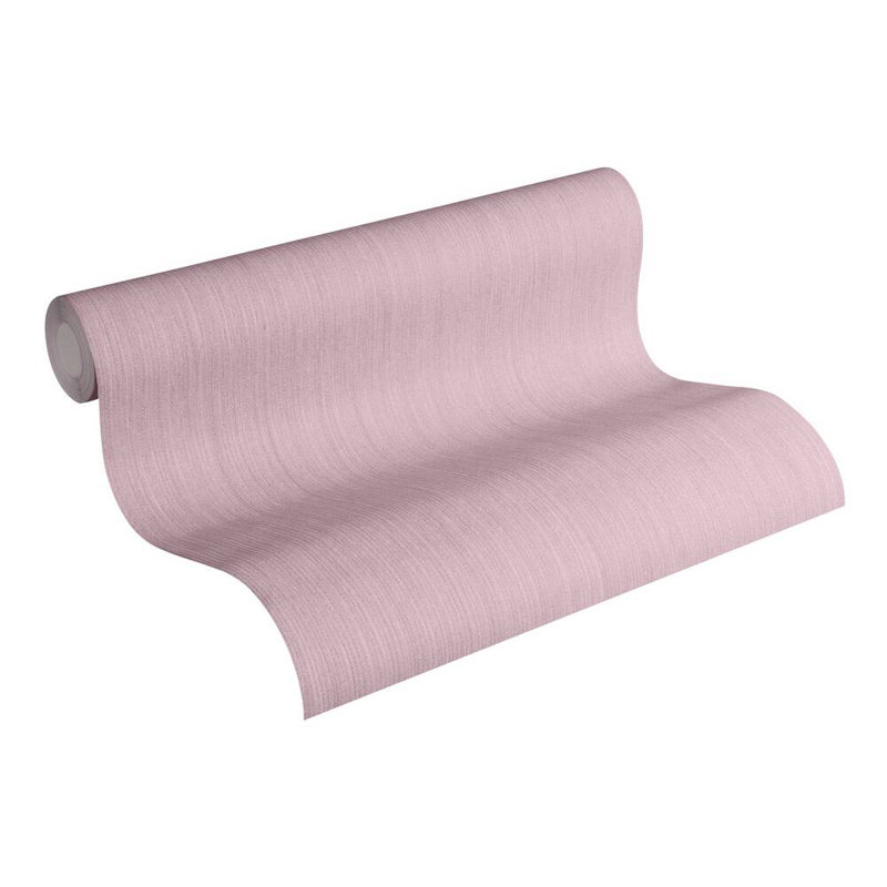 Papier peint texturé non tissé, Rose rose