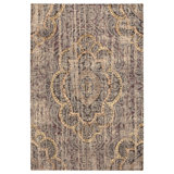 Hand Knotted Area Rug in Violet