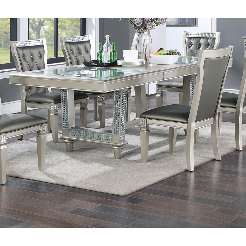 Mithusha Solid Wood Dining Table