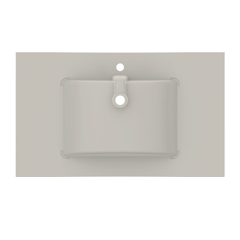 37'' Ceramic Top 1.8cm thick White, Single