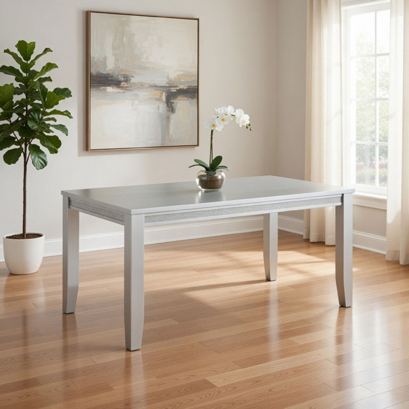 Table de salle à manger rectangulaire Liam L 64 po x l 38 po Liam