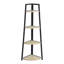 Étagère de rangement triangulaire H 45,28 po x l 12,52 po x P 12,52 po