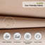 52 Inch Outdoor Bench Cushion, 5" High Density Foam-1067370284