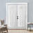 Matao Elegant Semi-Sheer Door Panel Rod Pocket w/ Tiebacks in Various Sizes-1450106592-1450106623