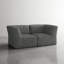 Berlare 2 - Piece Upholstered Corduroy Modular Sectional Sofa – Fully Compressed, No Assembly Required-757090782
