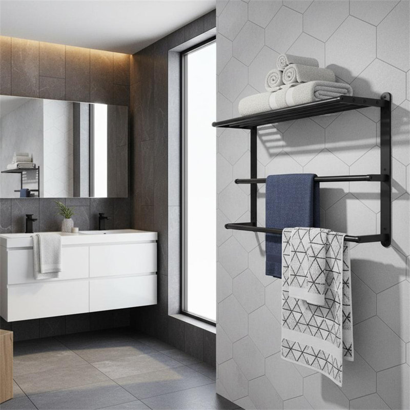 60cm 1 Wall Mounted Required Towel Bar