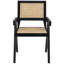 Chaise avec accoudoirs en bois massif Jude-48146673