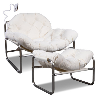 Ensemble de fauteuil d'appoint et de repose-pieds Modern Modern