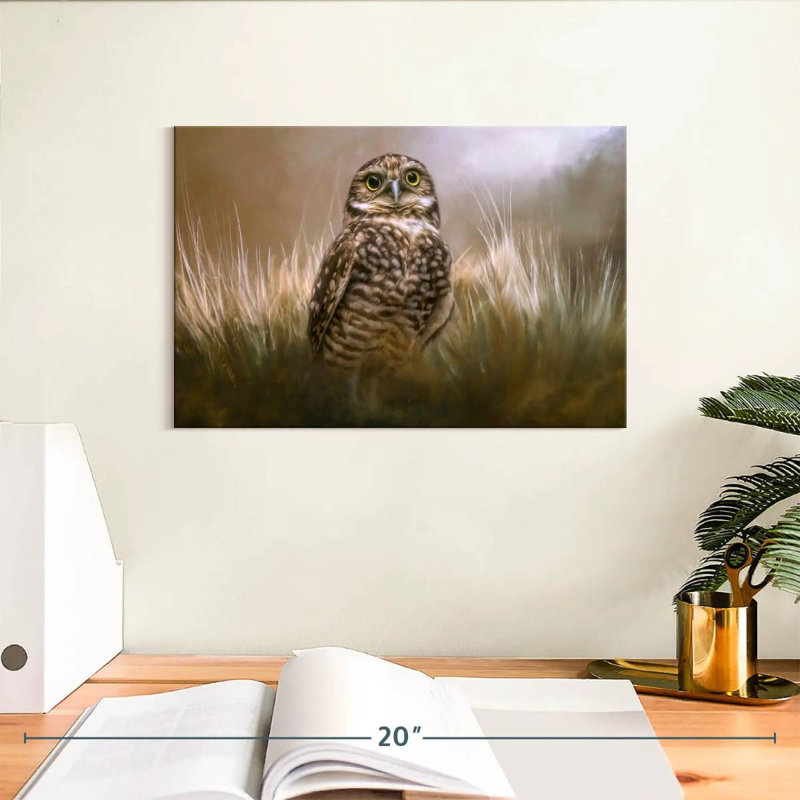 Brampt Owl Be Seeing You, 8" H x 12" W