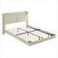 Structure de lit flottant pour grand lit avec tête de lit-1000635258