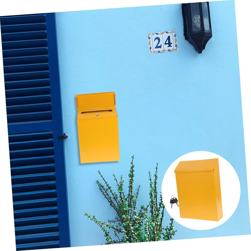 Metal Wall Mounted Post Box
