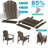 Abdinour Outdoor Adirondack Set-2093212439