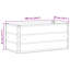  Planter 100 X 50 X 45 Cm Galvanised Steel-1825944166