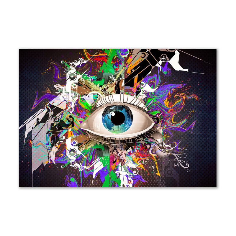 Abstract Eye - No Frame Print on Canvas