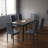 Roulf Metal Base Dining Table-1458731824