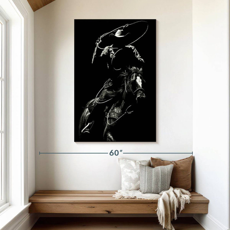 Mehar Scratchboard Rodeo VII, H 48 po x l 32 po