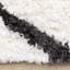 Tapis à motif de treillis abstrait gris anthracite Botelho-468209723