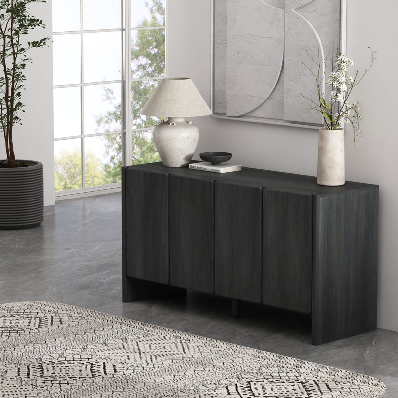 Buffet gris anthracite 60 "Linda, Gris anthracite