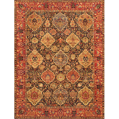 Kerman Hand Knotted Wool Oriental Area Rug