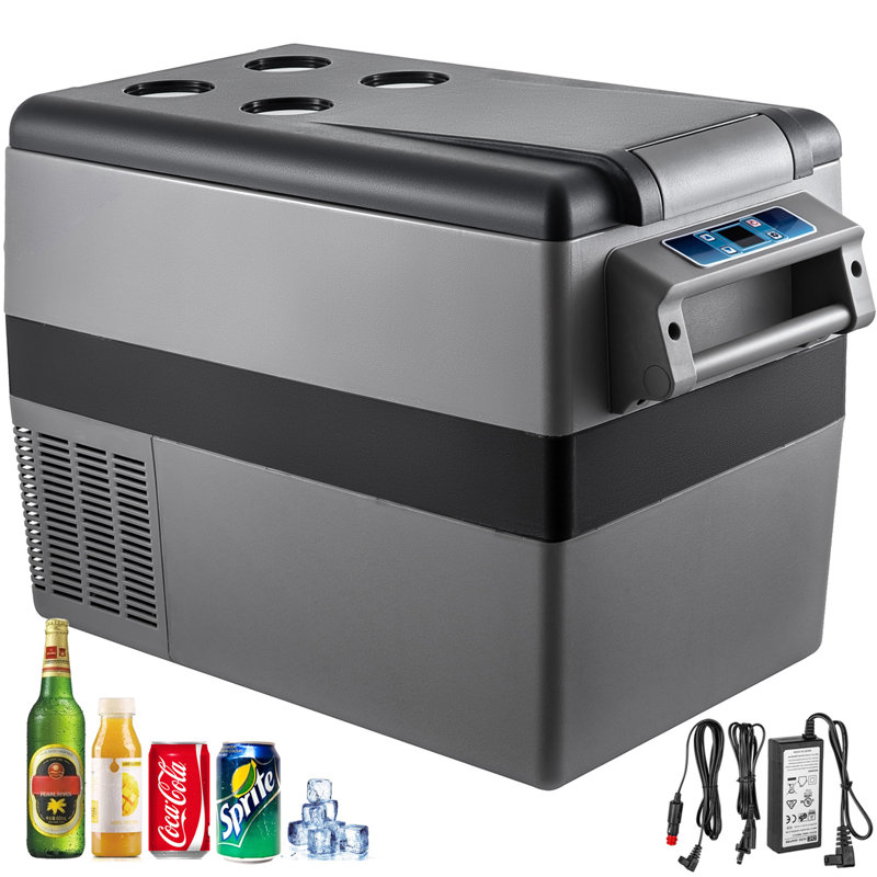 47.5 Qt Portable Freezer Mini Refrigerator with Adjustable Temperature Controls