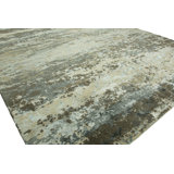 Abstract Area Rug in Beige