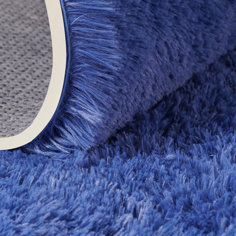 8×10ft Solid Color Rug Fluffy Shag Area Rug Indoor Carpet for Living Room Bedroom Bedside Nursery Kids' room