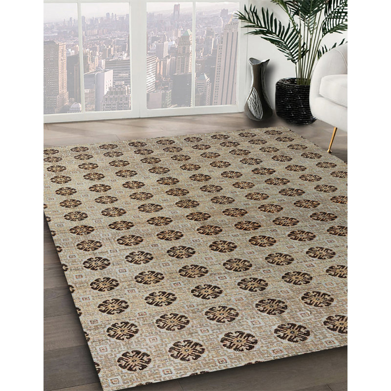 Abin Abstract Indoor Rug, Round 3'