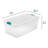 4 Piece 106 Qt and 12 Piece 64 Qt Plastic Storage Tote Set