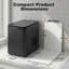 HOMCOM 12 Lb. Daily Production Bullet Ice Portable Ice Maker