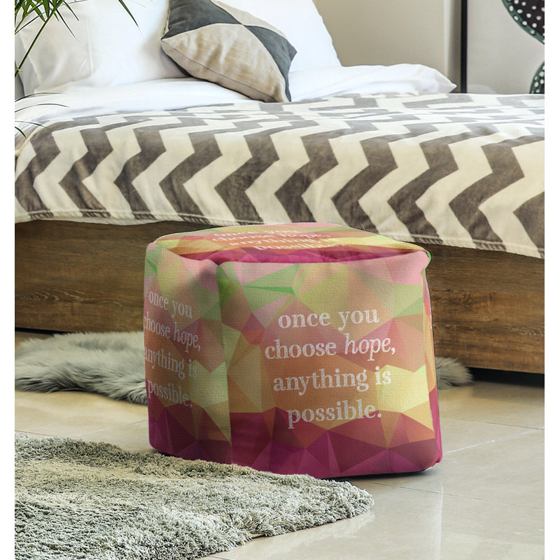 Repose-pieds, Vert, rose et jaune