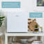 Kuhla KTTF0E4W 43L Table Top Mini Fridge, White