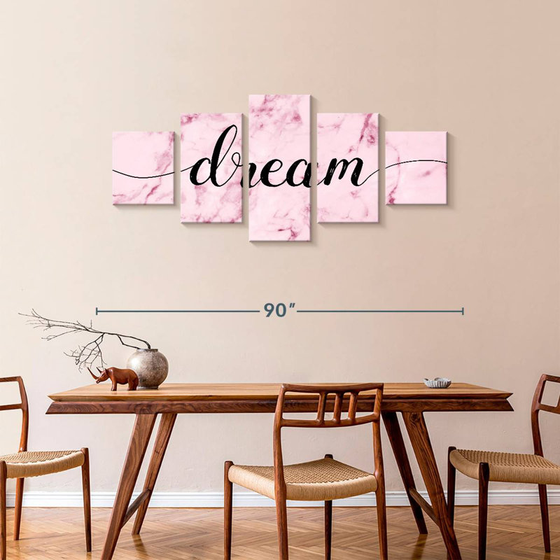 Dream Typography II, 36" H x 80" W