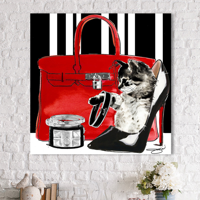 " My Favourite " by BY Jodi, Wrapped Canvas, 18" H x 18" W x 1" D