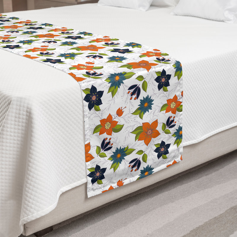 Multicolore chemin de lit Ambesonne, Grand lit