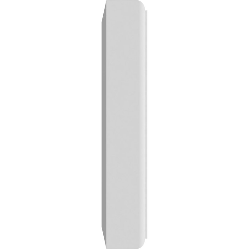 Standard Sedgwick Spiral Rosette With Rounded Edge, 6" H x 6" W x 1" D