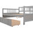 Daybed With Two Drawers In Solid Wood - Gray For A Cozy Bedroom Full Size Drawers, Enhancing Room Functionality