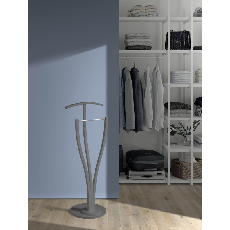 Beem Freestanding Valet Stand, Grey