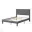 Structure de lit plateforme tapissier, support en lattes de bois, assemblage facile-1600912060