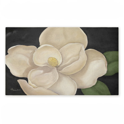 Vintage Magnolia Grandiflora Printed Outdoor Door Mat, design by Paul Brent, 18"x30"