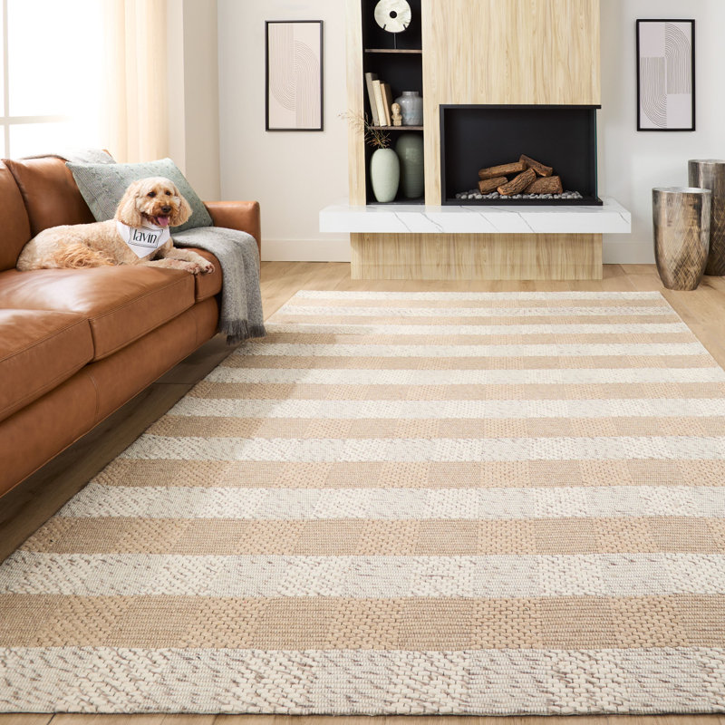 Harloe Beige Orange, Rectangle 9'10" x 13'2"