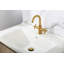 Single-Hole 2-handle Bathroom Faucet with Drain Assembly-92166692